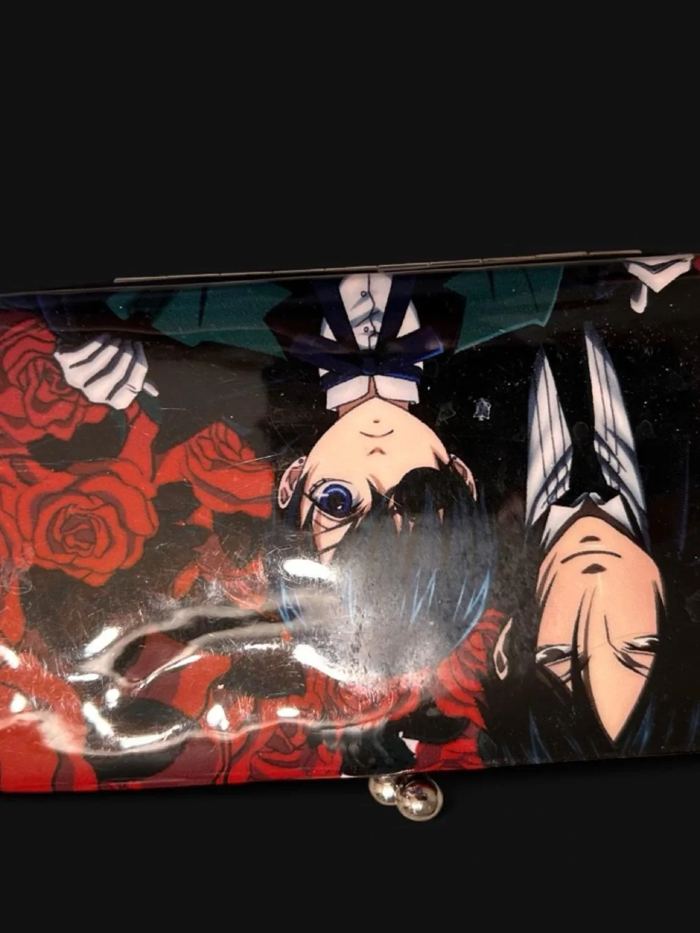 Black Butler Red and Black Clutch Wallet